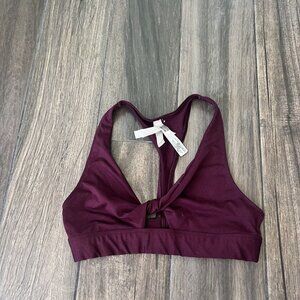 pink victoria secret Ultimate Size Small Burgundy Sports Bra